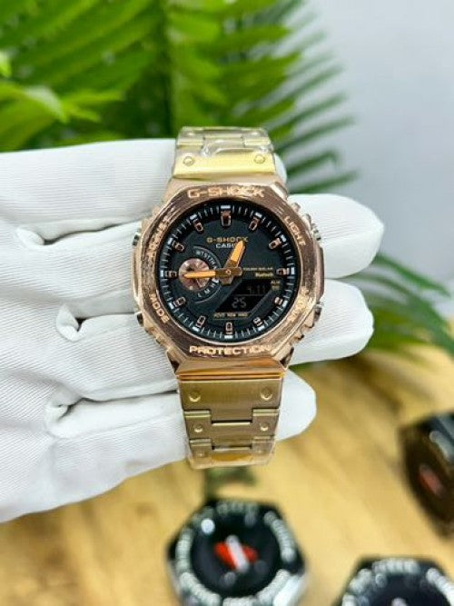 G shock GM 2100 steel Gold